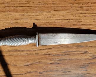 Vintage Korium PIC Claw & Ball Handle Dagger Knife Japan