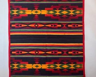 Pendleton Wool Blanket "Beaver State" Wall Hanging Or Lap Blanket