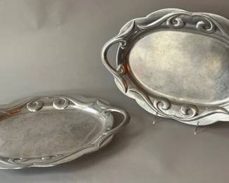 Pair Of Wilton De Sosua Serving Trays