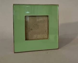 Green Enamel Picture Frame