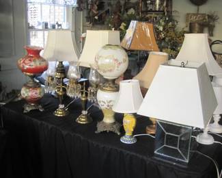 Current And Antique Lamps.