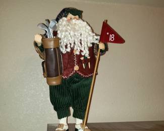 Golfing Santa
