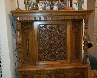 Jacobean Tall Cabinet 
