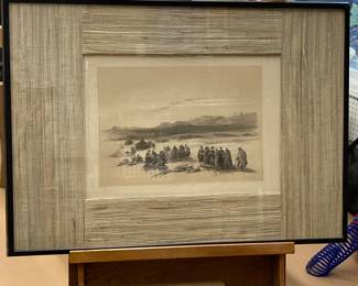 'Mount Seir' Framed page from The Holy Land Journal by ~David Roberts:  $88.00