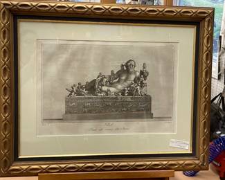 Framed:  NILO.  Trovato nelle vicinanze della Minerva:  $68.00 (as is)
