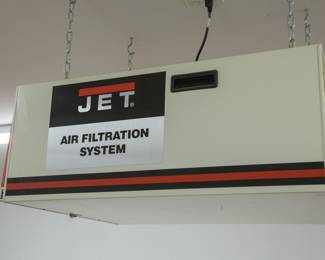 JET Air Filtration System runs on a 110v w/remote (purchased in 2011):  $240.00