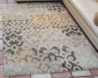 Mohawkhome Rug.  Style:  Azur, Color:  Ivory (7'4"l x 5'3'w):  $68.00