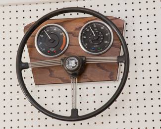 British Triumph sports car wall art:  $180.00