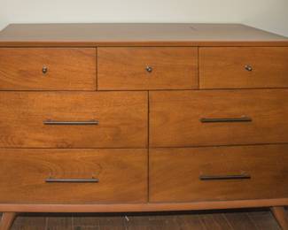 MCM style Williams 7 drawer dresser, (Wayfair brand 36"h x 56"w x 19"w):  $580.00