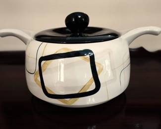 Red Wing Pottery Bean Pot