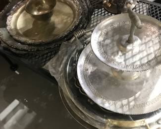 Aluminum serving peices