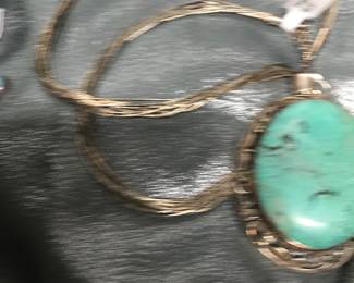 Turquoise silver