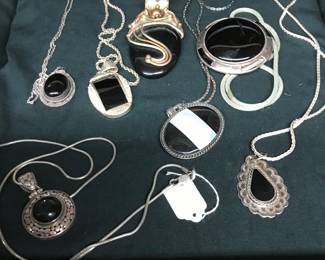 Onyx pendants