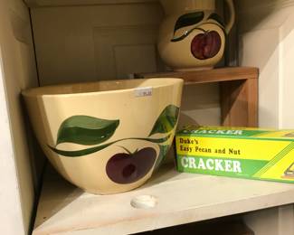 50’s kitchen pitcher and bowl set.