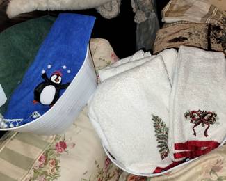 Christmas towels