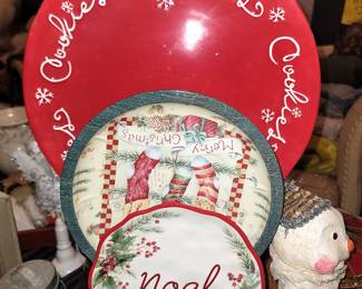 Christmas platters