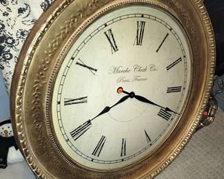 Large hanging wall clock