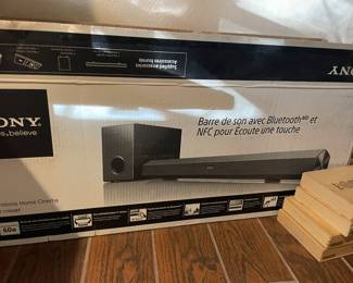 Sony bluetooth sound bar system new in box