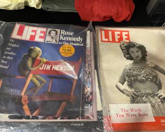 Life magazines including Jim Henson Life Magazine from July 1990 &  July 2, 1943 Life Magazine 