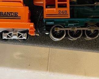 Tyco HO 1889 Denver & Rio Grande Steam Engine & Tender