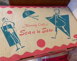 Vintage Memory Craft Scan n Sew in original box