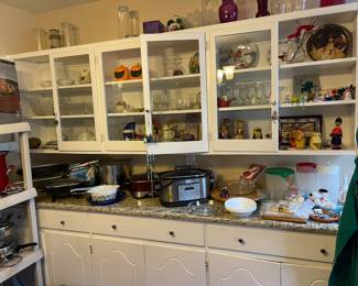 Insta Pot, Slow cooker, Dutch ovens, desert glasses decorative plates