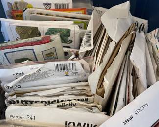 Vintage sewing patterns