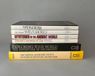 6 National Geographic Books - Yellow Is Sun Faded

