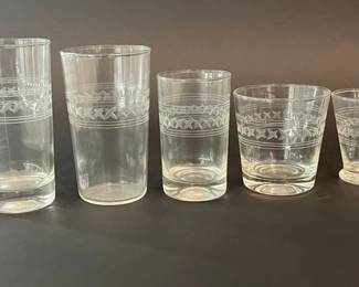 Set Of Everyday Glasses Circa 1940 (35)
