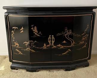 Black Lacquered Cabinet
