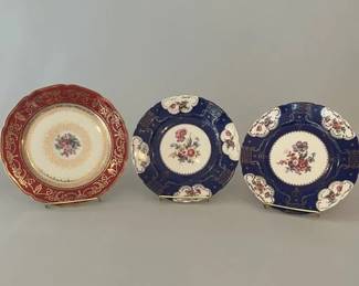 Decorative Porcelain Plates, Chzechoslovakia
