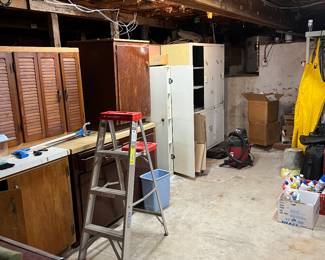 Cabinets and shelving