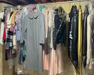 Men and clothes and winter coats