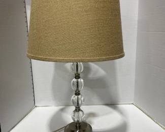 Acrylic table lamp 24 in tall