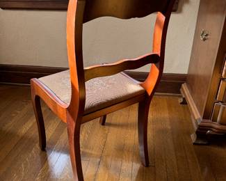 4	$48 	Chair with tapestry	