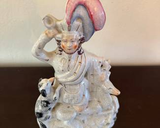 14	$60 	Staffordshire statue some loss as is 14x9	