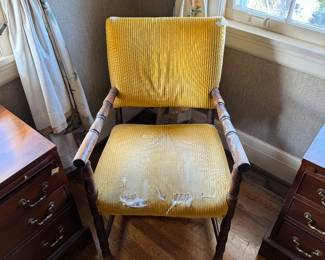 32	$40 	Yellow little armchair as is 	