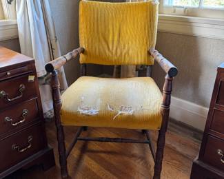 32	$40 	Yellow little armchair as is 	