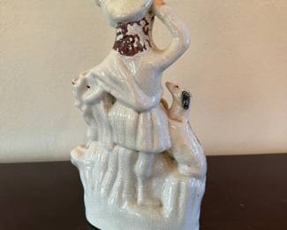 14	$60 	Staffordshire statue some loss as is 14x9	