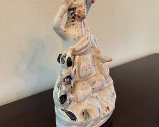 14	$60 	Staffordshire statue some loss as is 14x9	