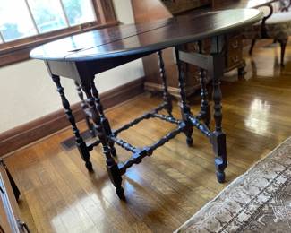 $175 Drop leaf table 36x19x29 (folded down); 36x55x29H (folded out)