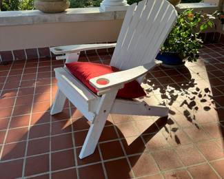 58	$180 	Set of 2 all weather andirondacks chairs + side table	