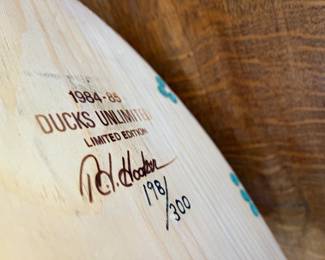 $60 - Duck unlimited, limited edition, 198/300 - 1984-1985. RD Hooker.