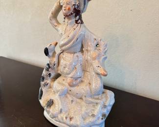 14	$60 	Staffordshire statue some loss as is 14x9	