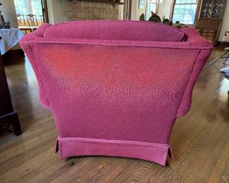 6	$90 	Red chair & ottoman 36Wx38H	