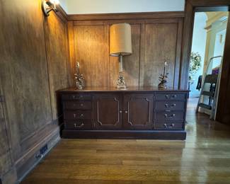 16	$250 	Cabinet with file drawer or sideboard 6'x21Dx30T