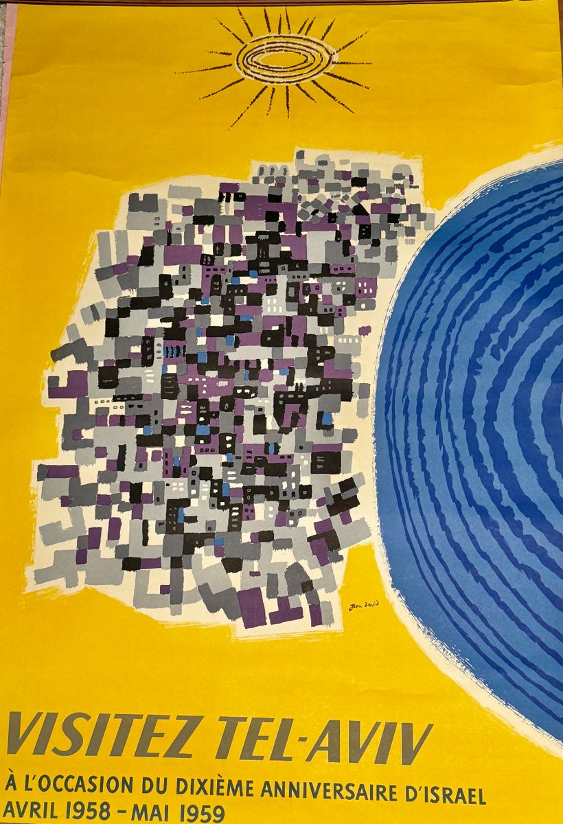 VIntage Tel Aviv Travel poster