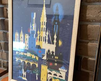 Travel poster - cropped Belgium