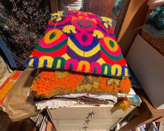 Loads of vintage pillows