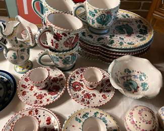 Fabulous collection of Deruta Pottery